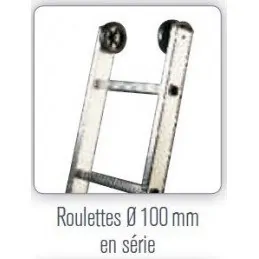 Echelle coulisse 2 plans à corde