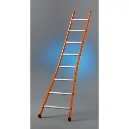 Echelle simple évasée alu / acier