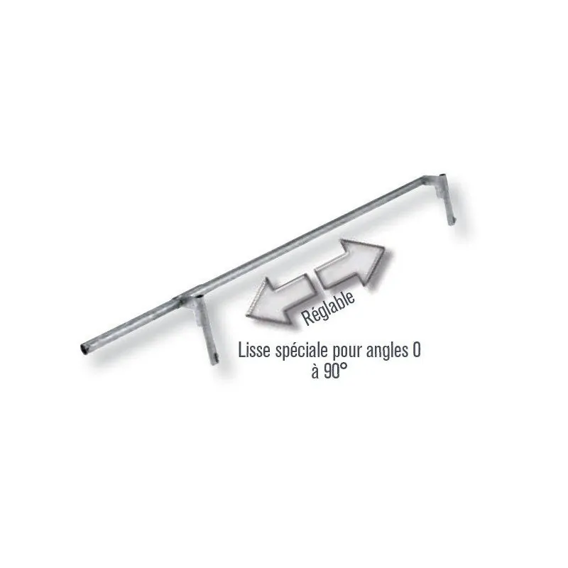  Lisse réglable pour angle