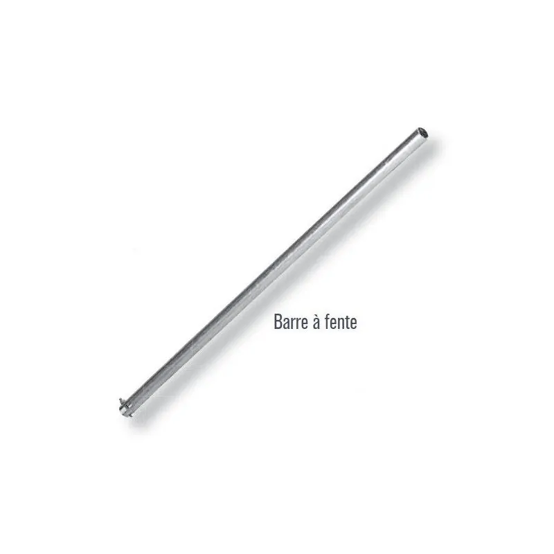 Barre d'amarrage à fente