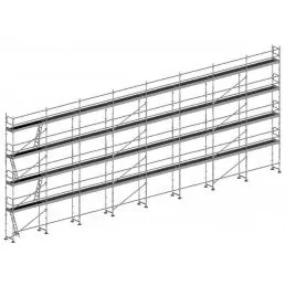 Echafaudage fixe 250m²