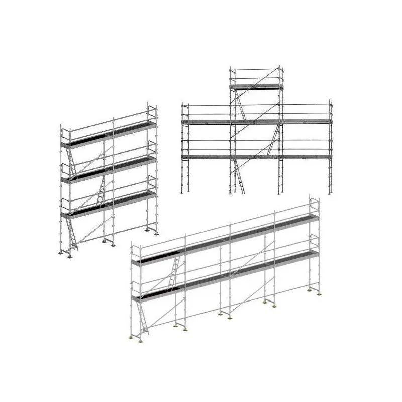 Echafaudage de façade 3 en 1