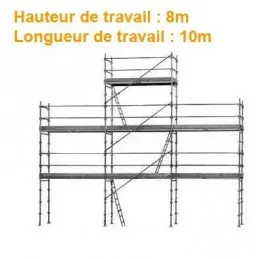 Echafaudage de façade 3 en 1