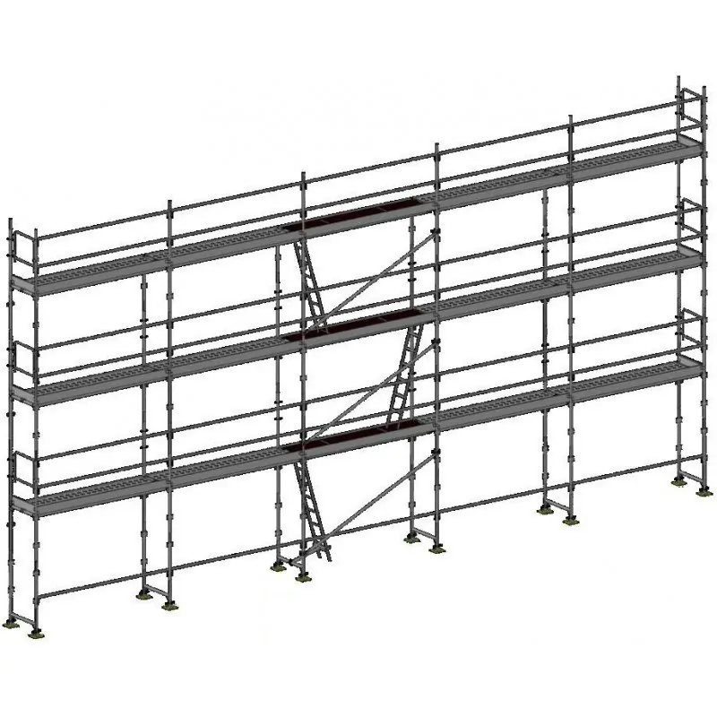 Echafaudage de façade 128m²