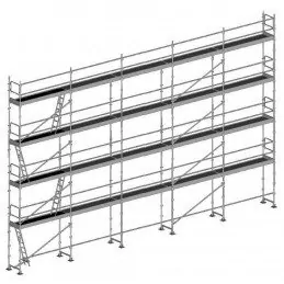Echafaudage de façade 160m²