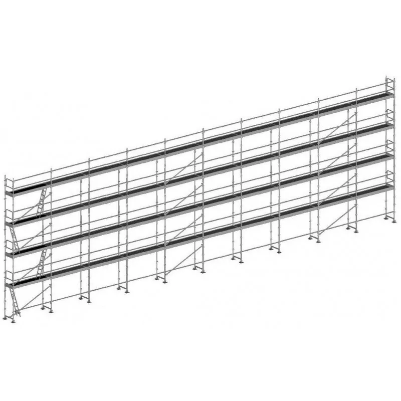 Echafaudage fixe 310m² + planchers
