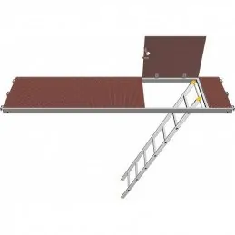 Plancher à trappe décalé Combi avec échelle accès LAYHER