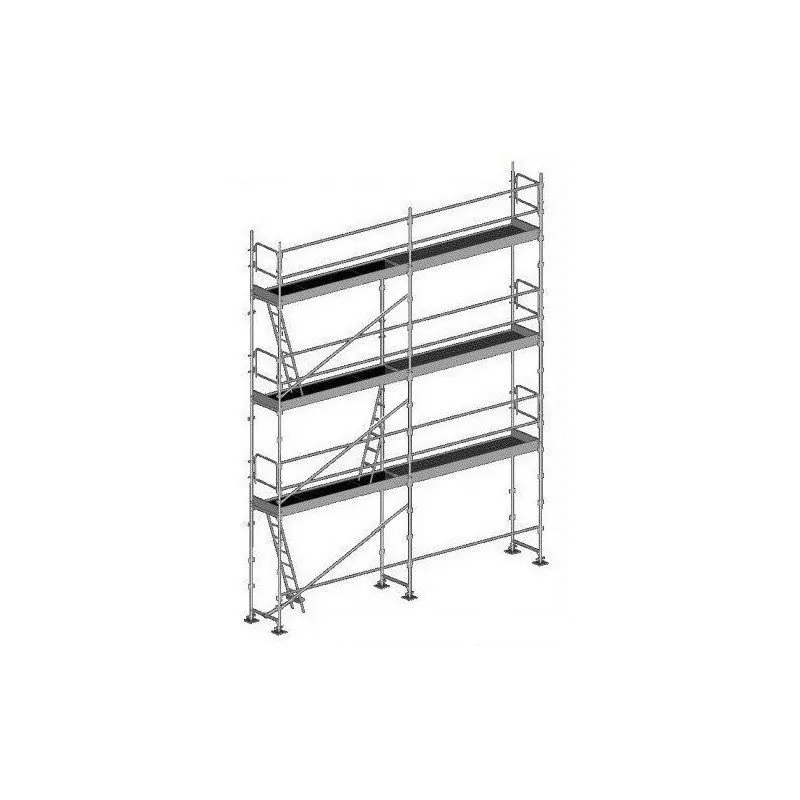 Echafaudage fixe 56m²