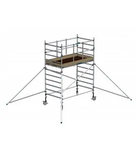Echafaudage aluminium FE190XL - hauteur 3,20m plancher