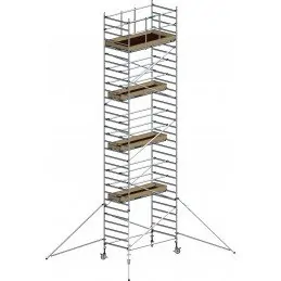 Echafaudage aluminium FE190XL - hauteur 8,20m plancher