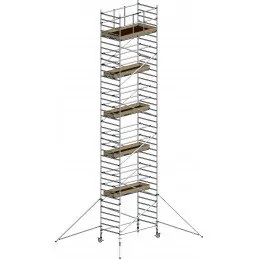 Echafaudage aluminium FE250XL - hauteur 10,20m plancher