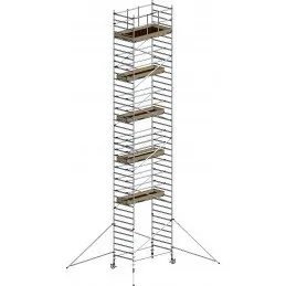 Echafaudage aluminium FE250XL - hauteur 11,20m plancher