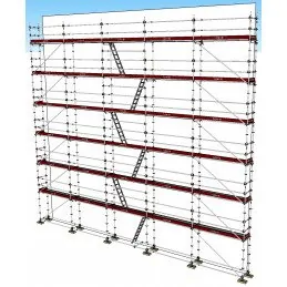 Echafaudage Layher Universel 229m2 avec moises