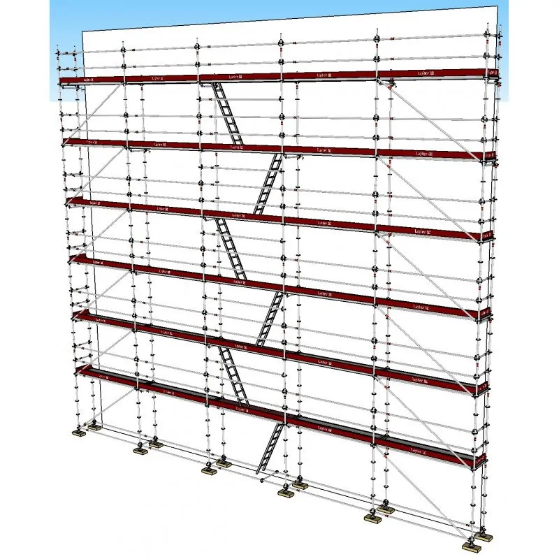 Echafaudage Layher Universel 229m2 avec moises