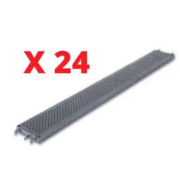Lot de 24 planchers acier...
