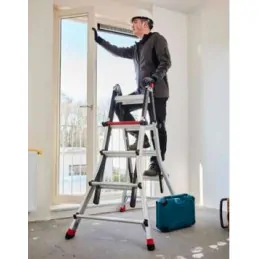 Echelle pliante compacte - FLEX'UP, position échelle double/situation
