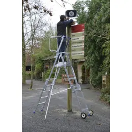 TANDEM 7 PLIANT HAUTEURS DE TRAVAIL DE 3.03 m A 3.72 m - Chantier maintenance