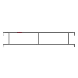 Garde-corps standard 3m pour DUO45