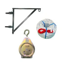 Accessoires de levage pour échafaudage - Potences, poulies, cordes etc...